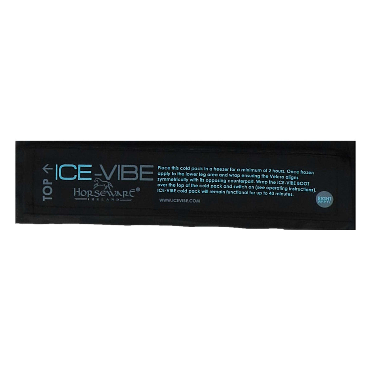 Ice-Vibe Packs de Froid 2 Pièces Noir
