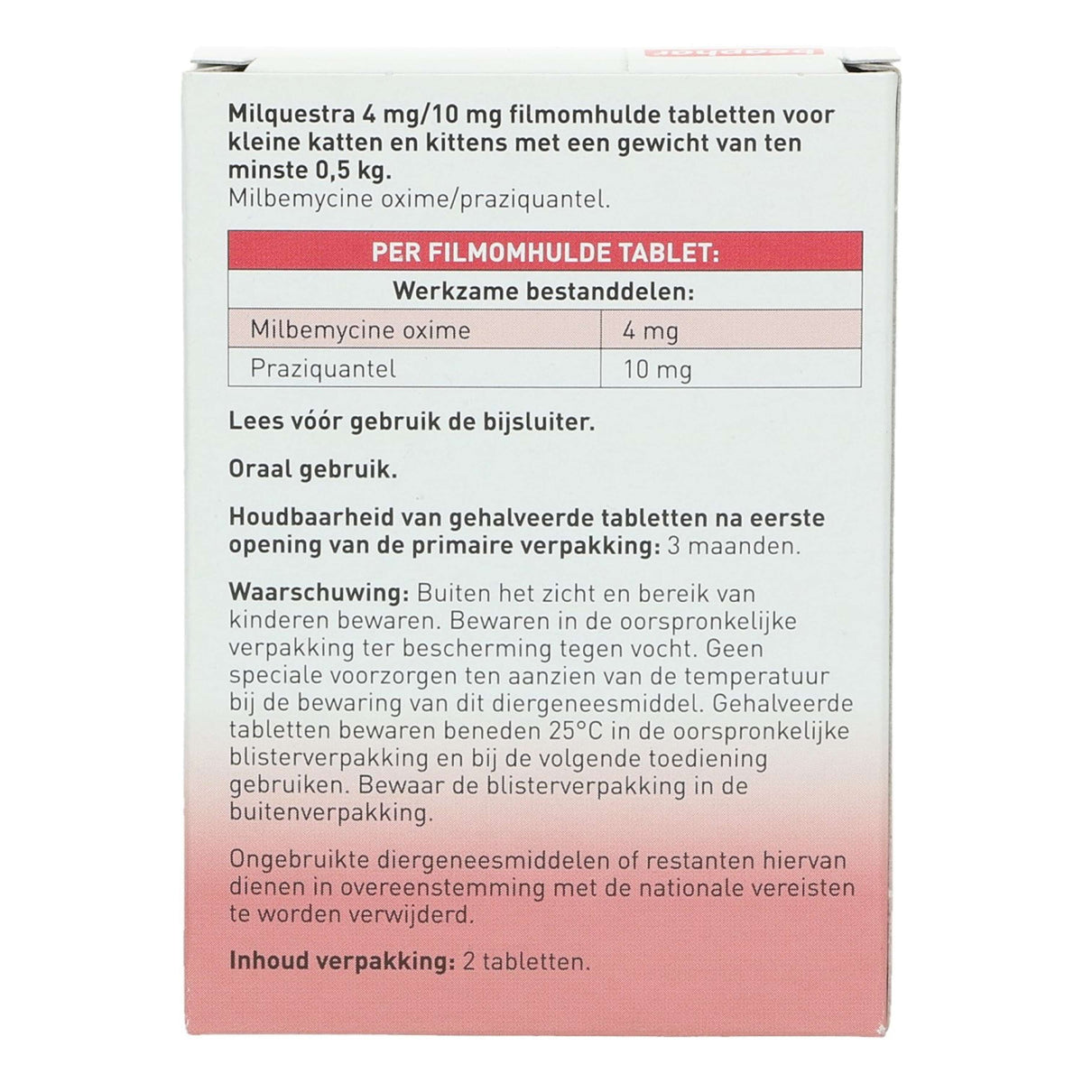 Beaphar Comprimé Vermifuge Milque Piècesra Petit Chat/Chien 0,5-4kg