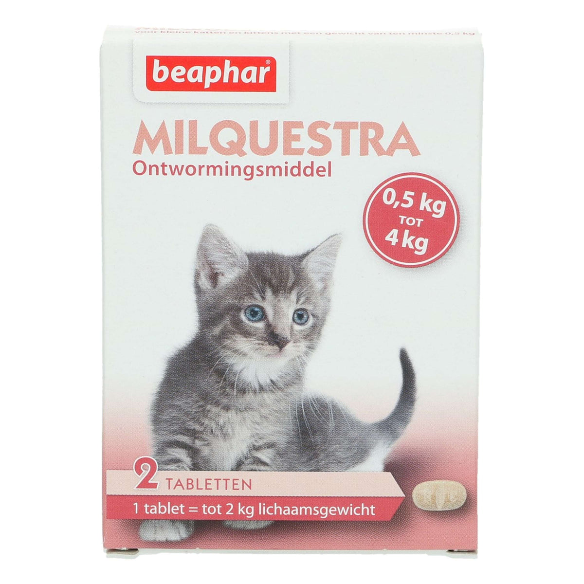 Beaphar Comprimé Vermifuge Milque Piècesra Petit Chat/Chien 0,5-4kg