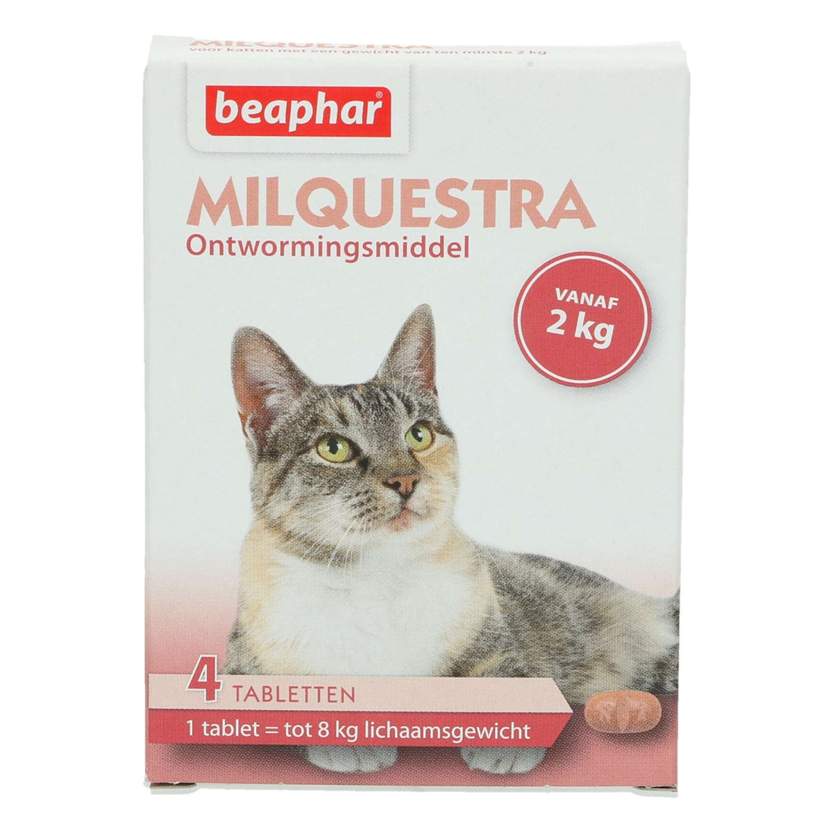 Beaphar Comprimé Vermifuge Milquestra Chat 2-12kg