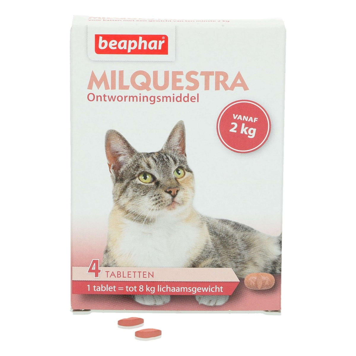 Beaphar Comprimé Vermifuge Milquestra Chat 2-12kg