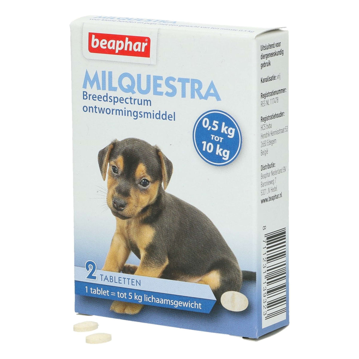 Beaphar Comprimé Vermifuge Milquestra Chien 5-50kg