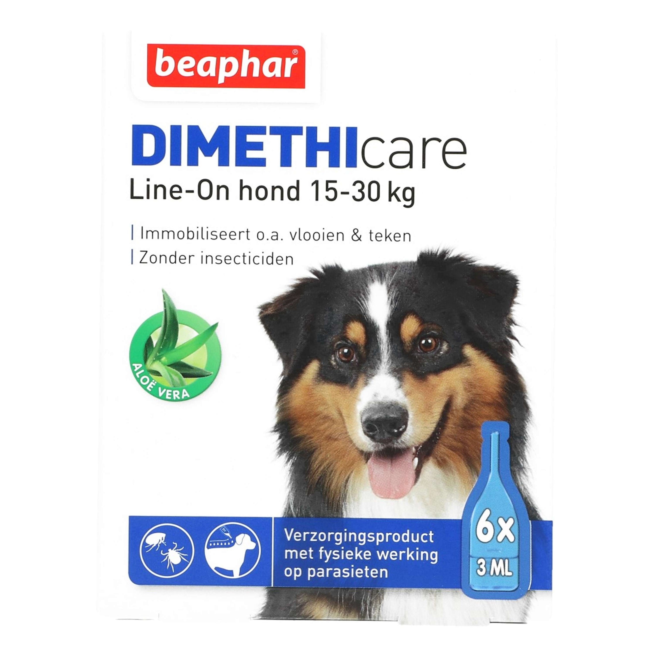 Beaphar Produit Anti-Puces DIMETHIcare Line-On Chien Moyen 15-30kg