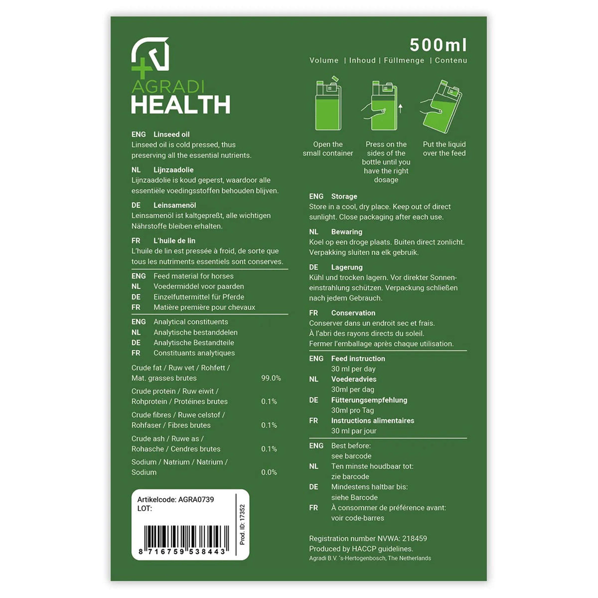 Agradi Health Huile de lin