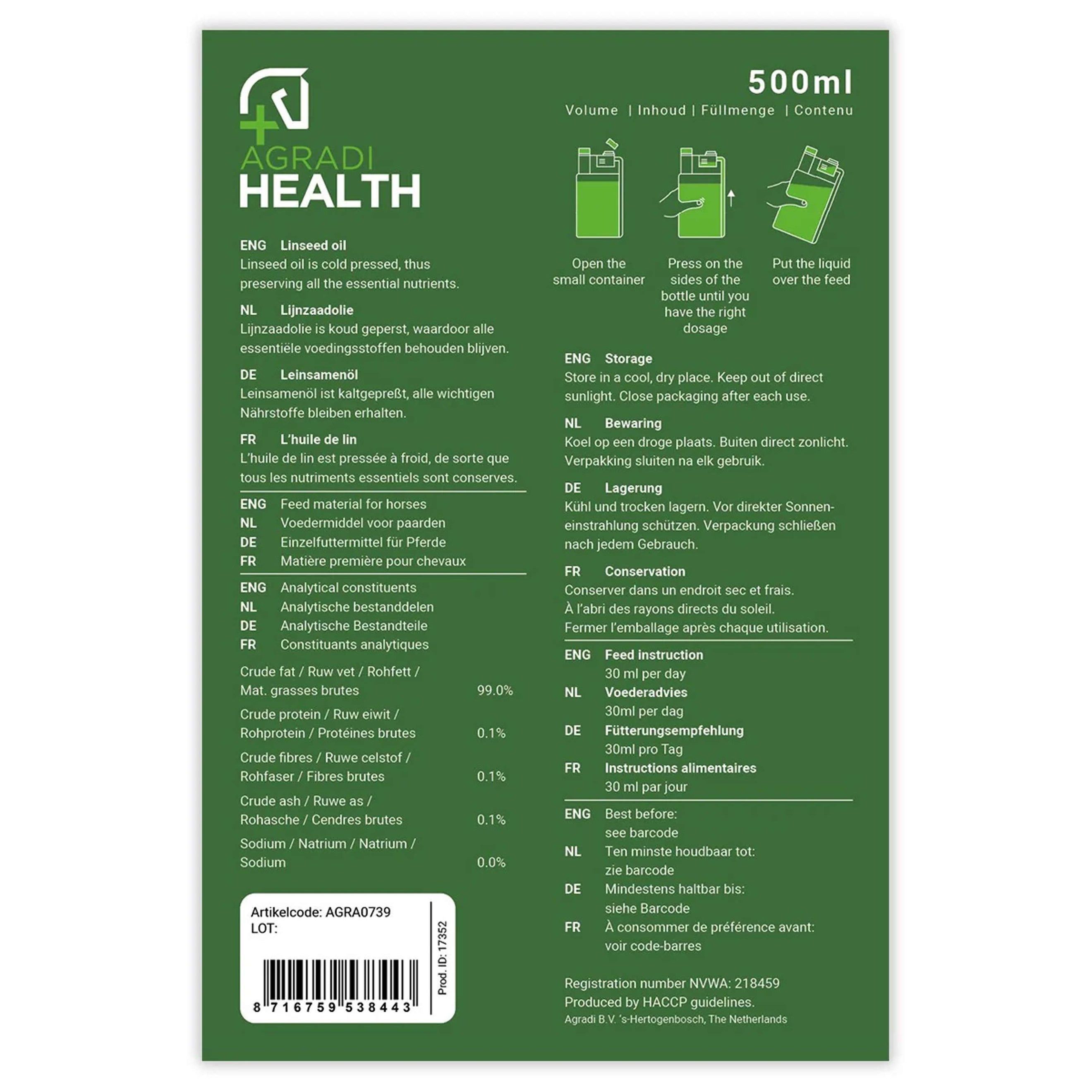 Agradi Health Huile de lin