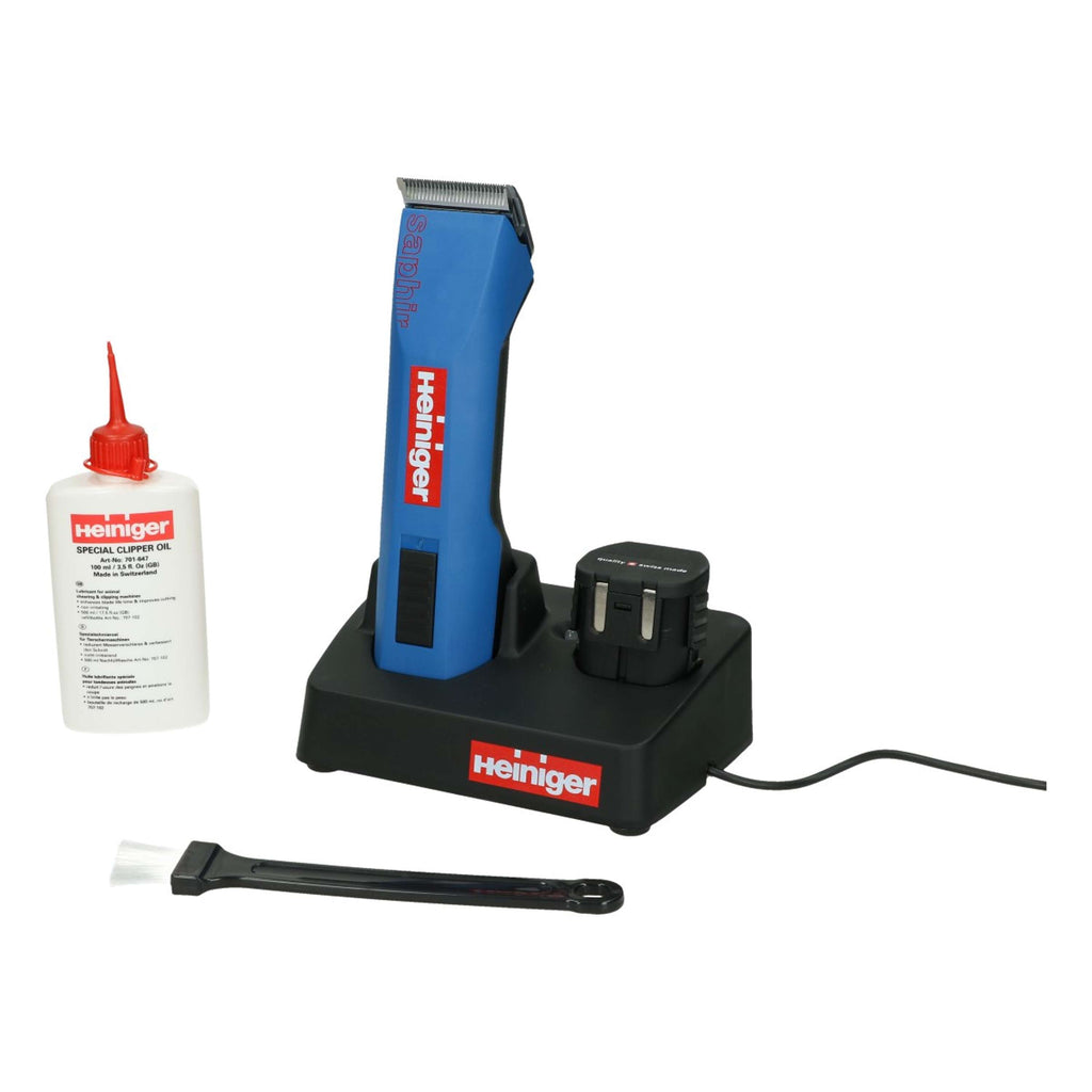 Heiniger Saphir Tondeuse à Batterie 7.4v/35w avec 2 Batteries