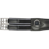 HKM Leather Girth Soft Elastic Both Sides Noir