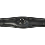 HKM Leather Girth Soft Elastic Both Sides Noir