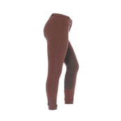 HKM Pantalon d'Équitation Penny Easy 3/4 Fond de peau Marron foncé/Marron foncé