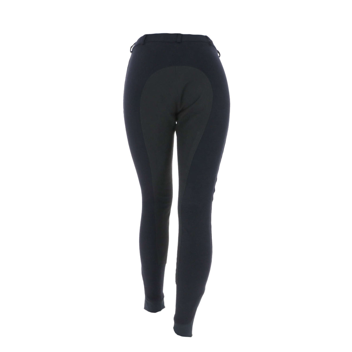 HKM Pantalon d'Équitation Penny Easy 3/4 Fond de peau Noir/Noir