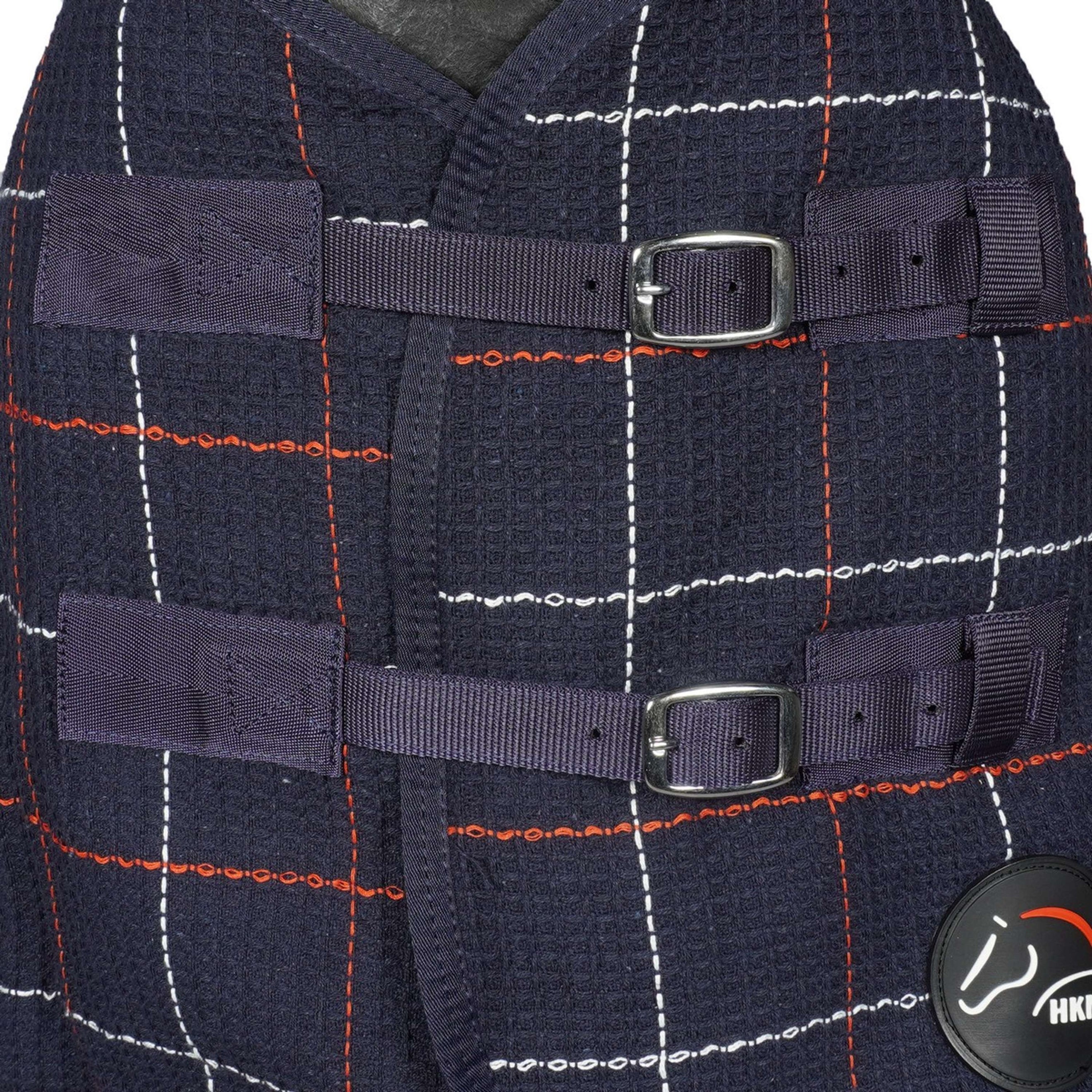 HKM Couverture d'Écurie Structure Gaufrée 0g Bleu Foncé HKM Couverture d'Écurie Structure Gaufrée 0g Bleu Foncé