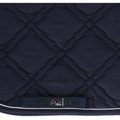 HKM Tapis de Selle Bologna Dressage Bleu Foncé