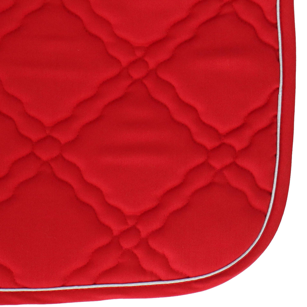 HKM Tapis de Selle Bologna Polyvalent Rouge