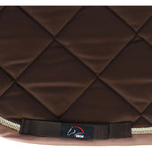 Lauria Garrelli Tapis de Selle Golden Gate Mors Dressage Marron foncé