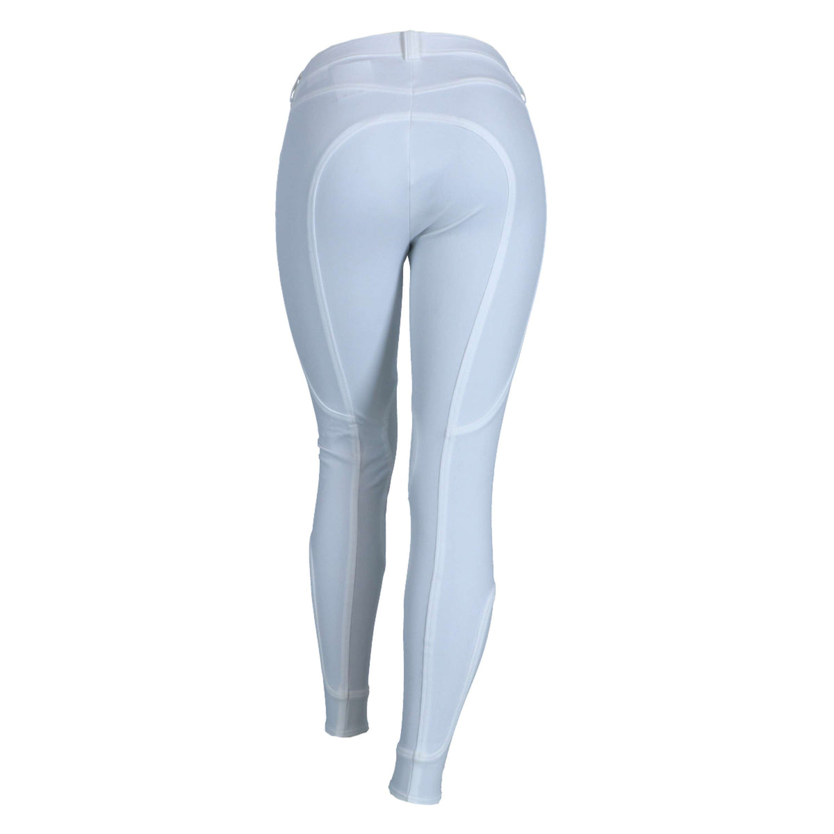 Euro-Star Pantalon d'Équitation Carina Femme Prise de Genou Blanc