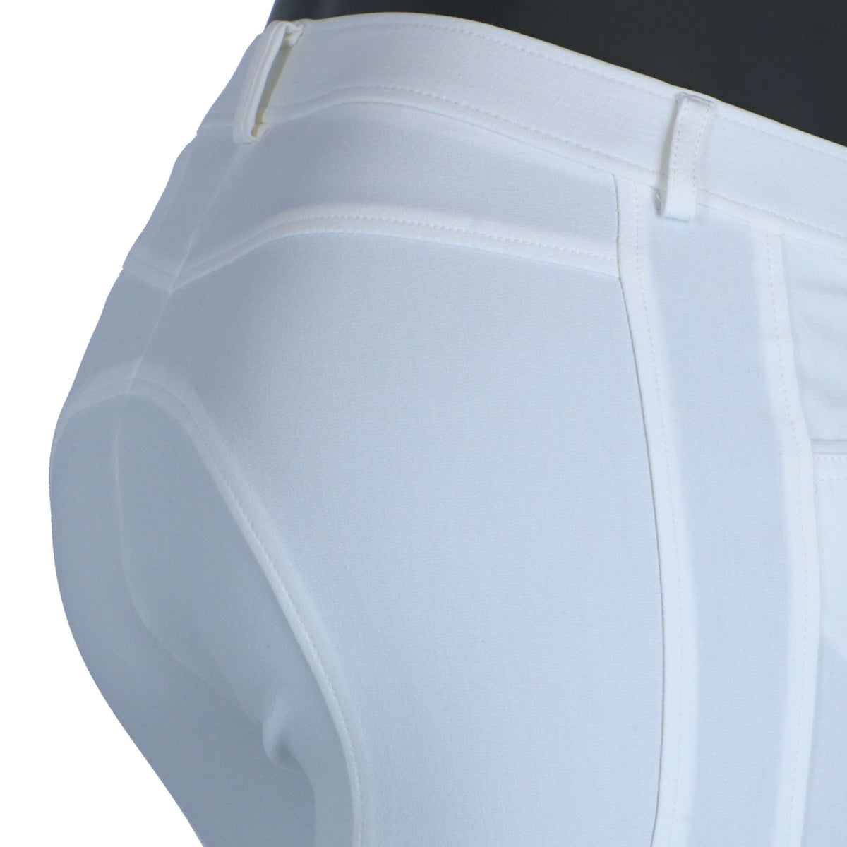 Euro-Star Pantalon d'Équitation Carina Femme Prise de Genou Blanc