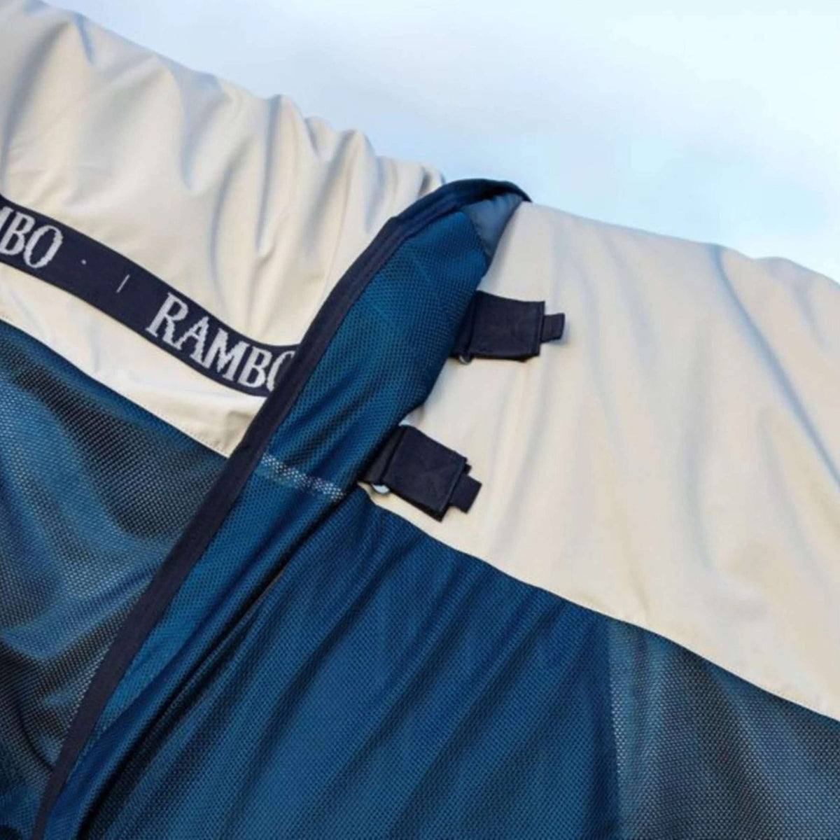 Rambo Chemise Turnout 0g Summer Series Marine/Gris