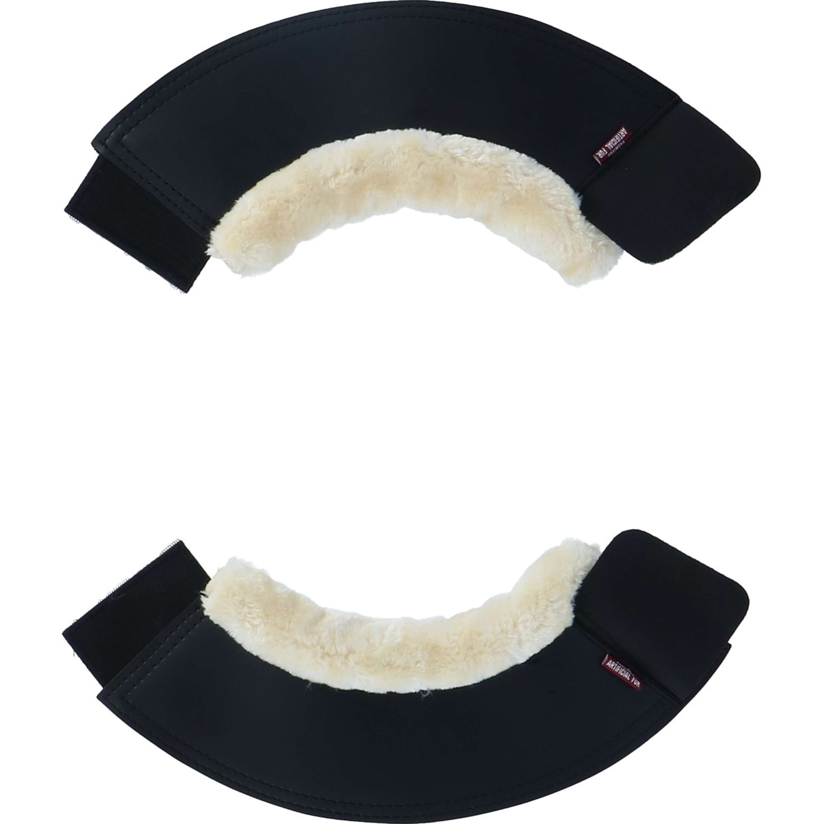 Premiere Cloches d'Obstacles Synth Peau de Mouton Noir/Naturel Premiere Cloches d'Obstacles Synth Peau de Mouton Noir/Naturel