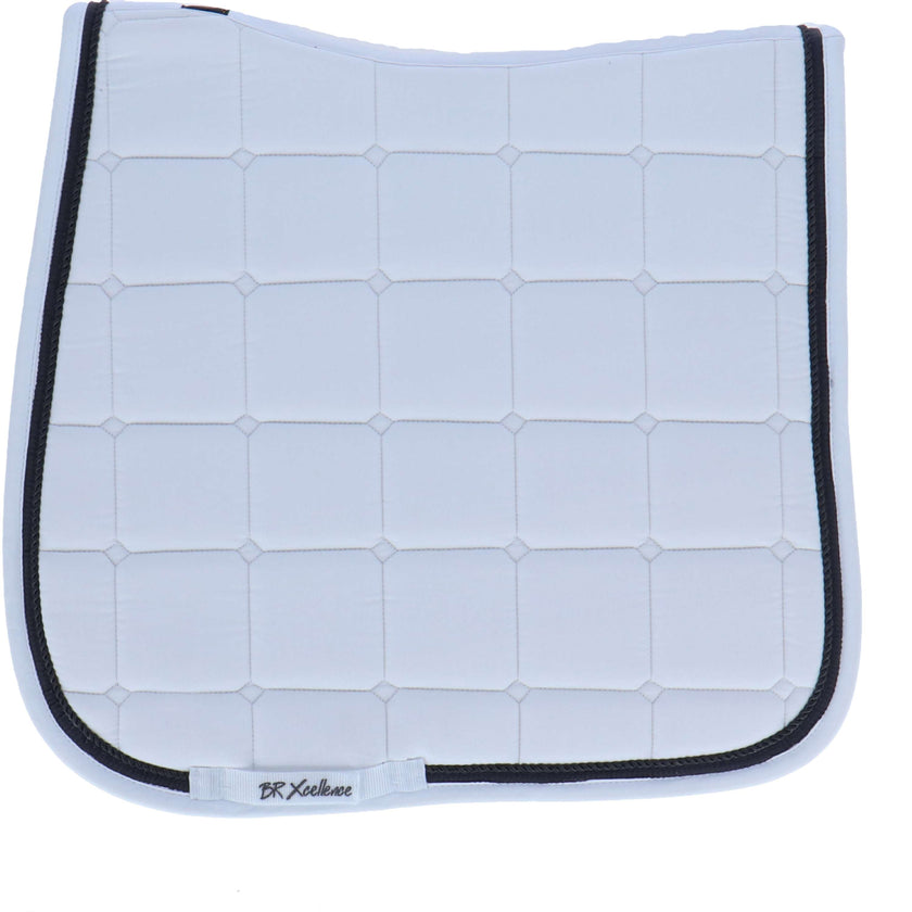 BR Tapis de Selle Xcellence Dressage Blanc/pierre