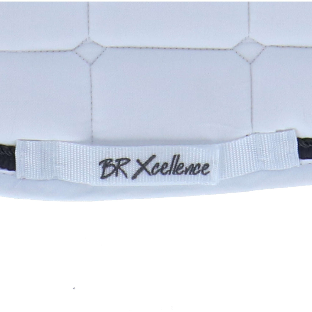 BR Tapis de Selle Xcellence Dressage Blanc/pierre