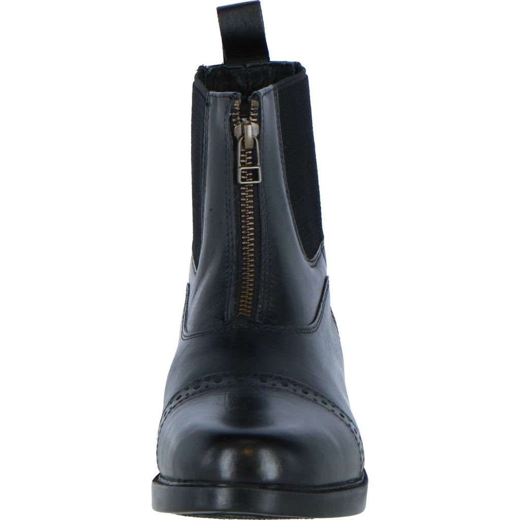 Harry's Horse Jodhpurs Hickstead Cuir Zipper Noir