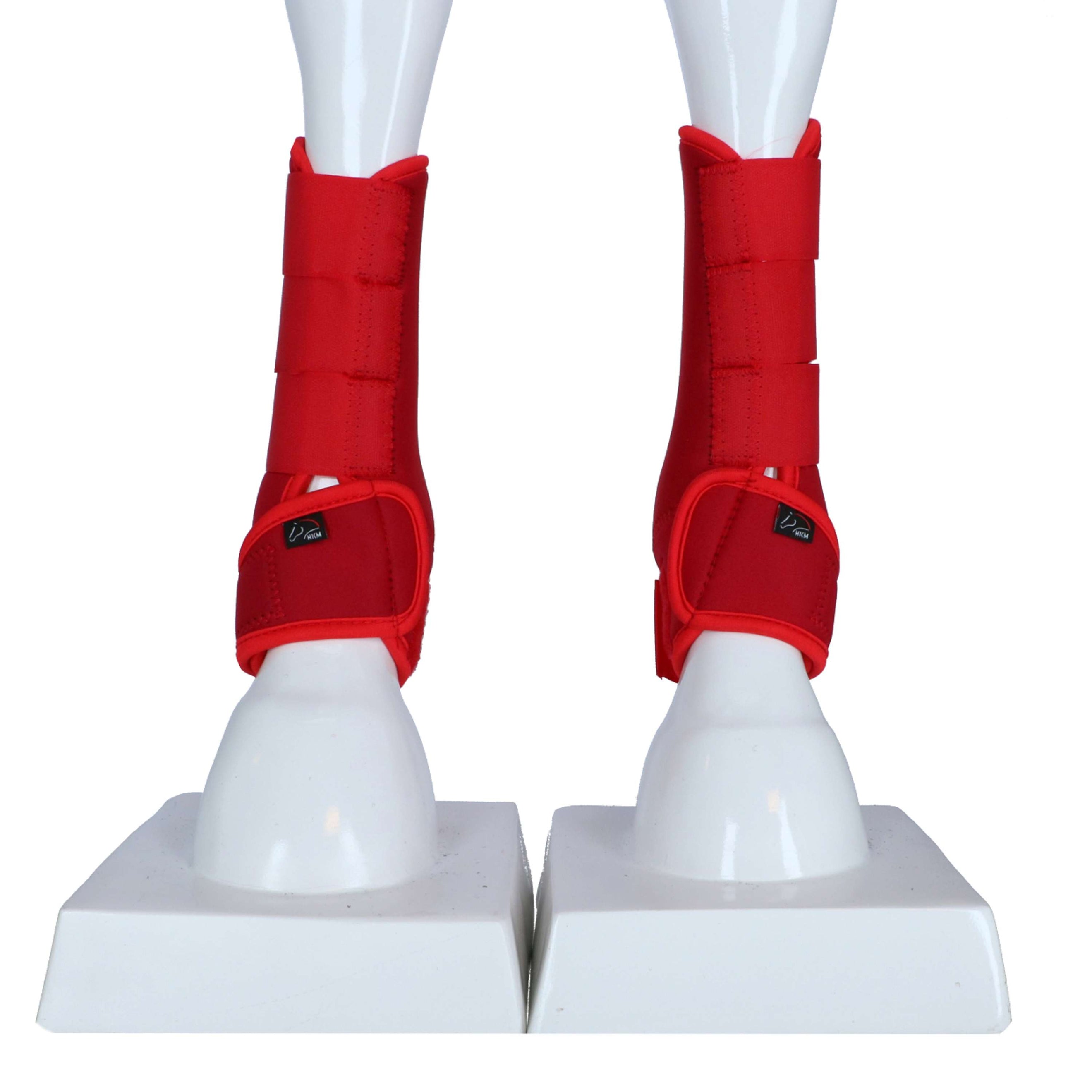 HKM Guêtres Colour Néoprène Rouge HKM Guêtres Colour Néoprène Rouge