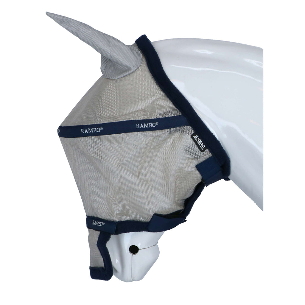 Rambo Fly Mask Plus Marin/Argente