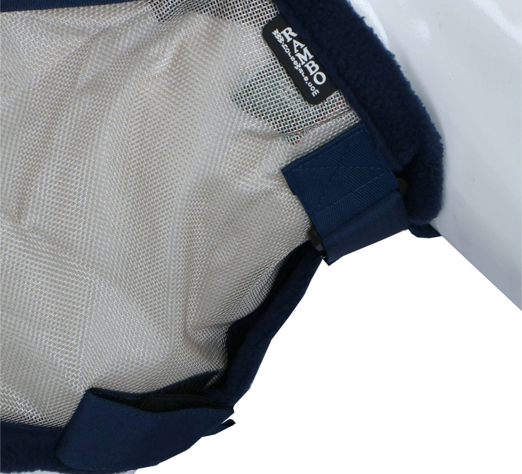 Rambo Fly Mask Plus Marin/Argente