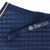 Bucas Tapis de Selle Max Dressage Marine/Or