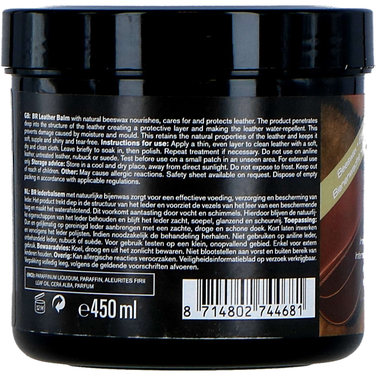 BR Leather Balm 450ml