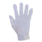 Shires Gants d'Équitation Newbury Adultes Blanc