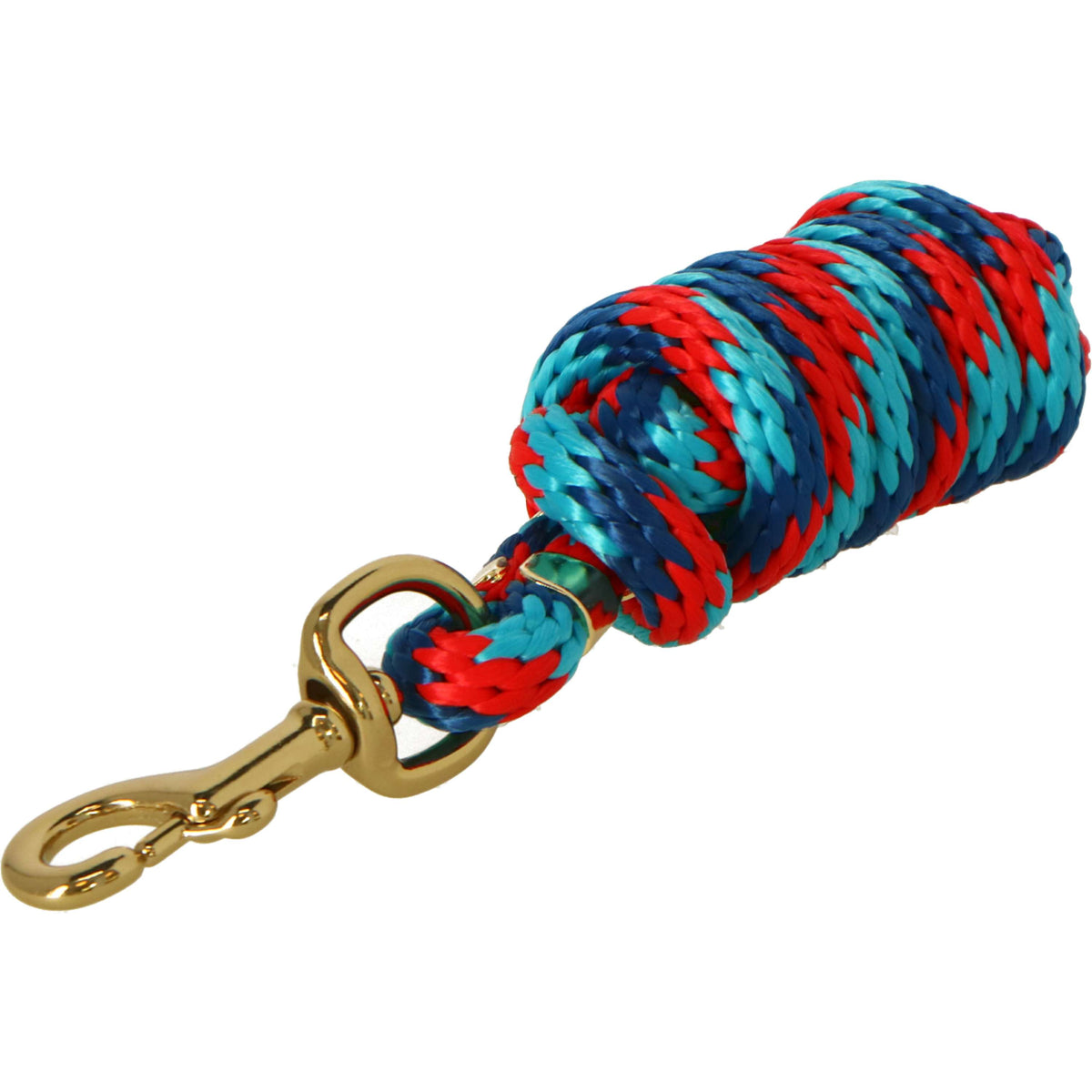 Shires Corde pour Licol Topaz Navy/Red/Turqouise