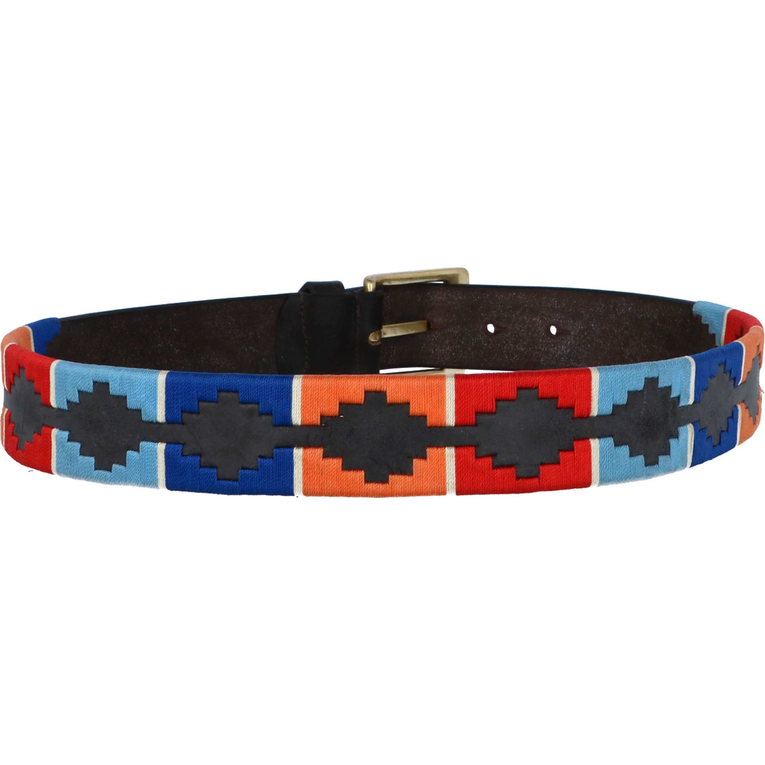 Shires Ceinture Polo Drover Turquoise/Red/Orange/Blue