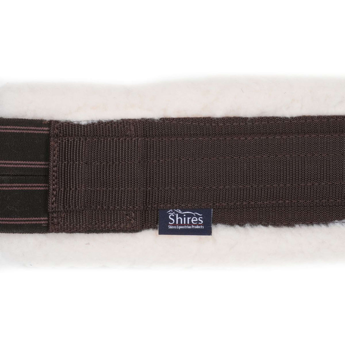 Shires Sangle Fleece Technique Marron