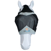 Shires Masque Anti-Mouches Filet Fin avec Découpe D'oreille Noir