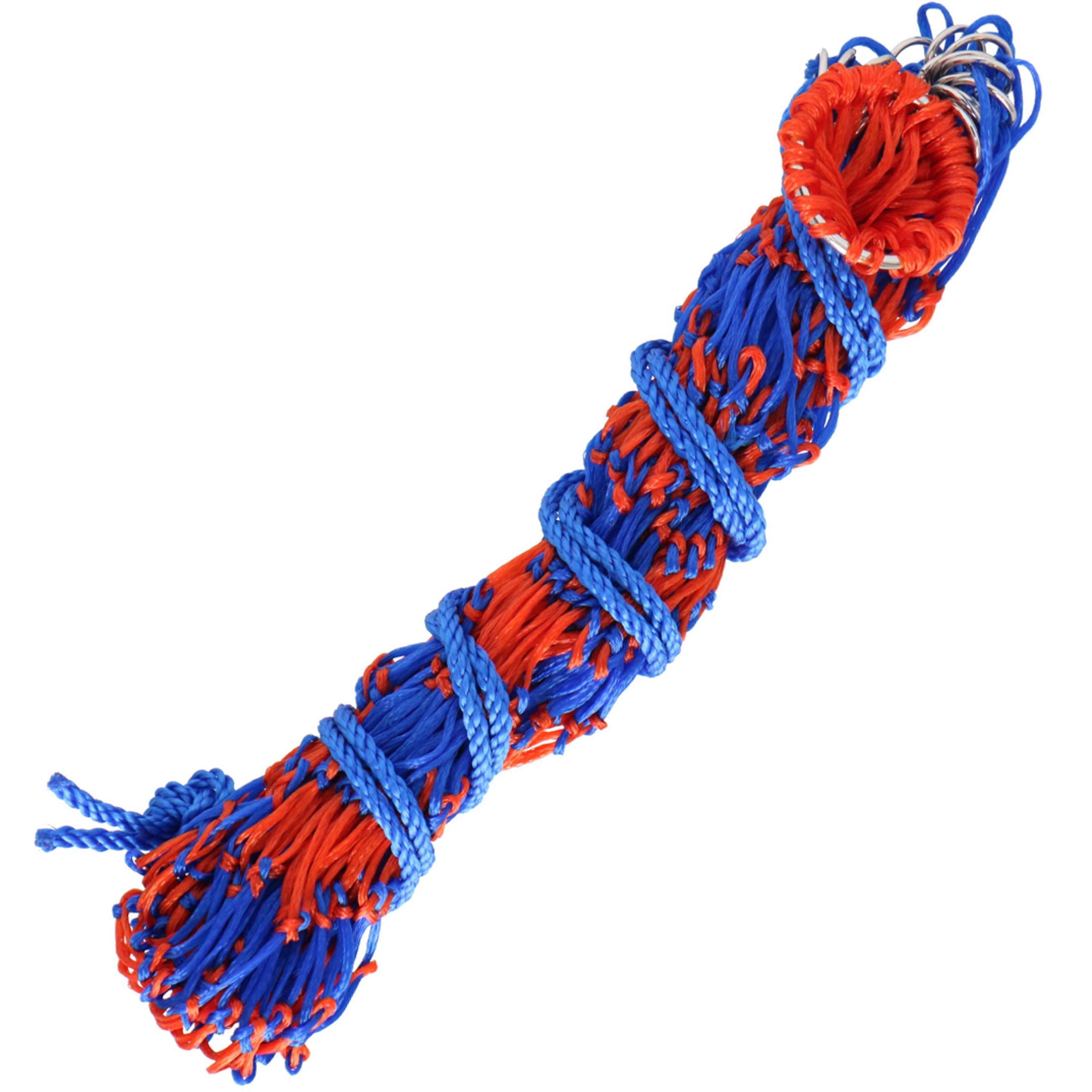 Shires Filet à Foin Deluxe 102cm Bleu/Orange Shires Filet à Foin Deluxe 102cm Bleu/Orange