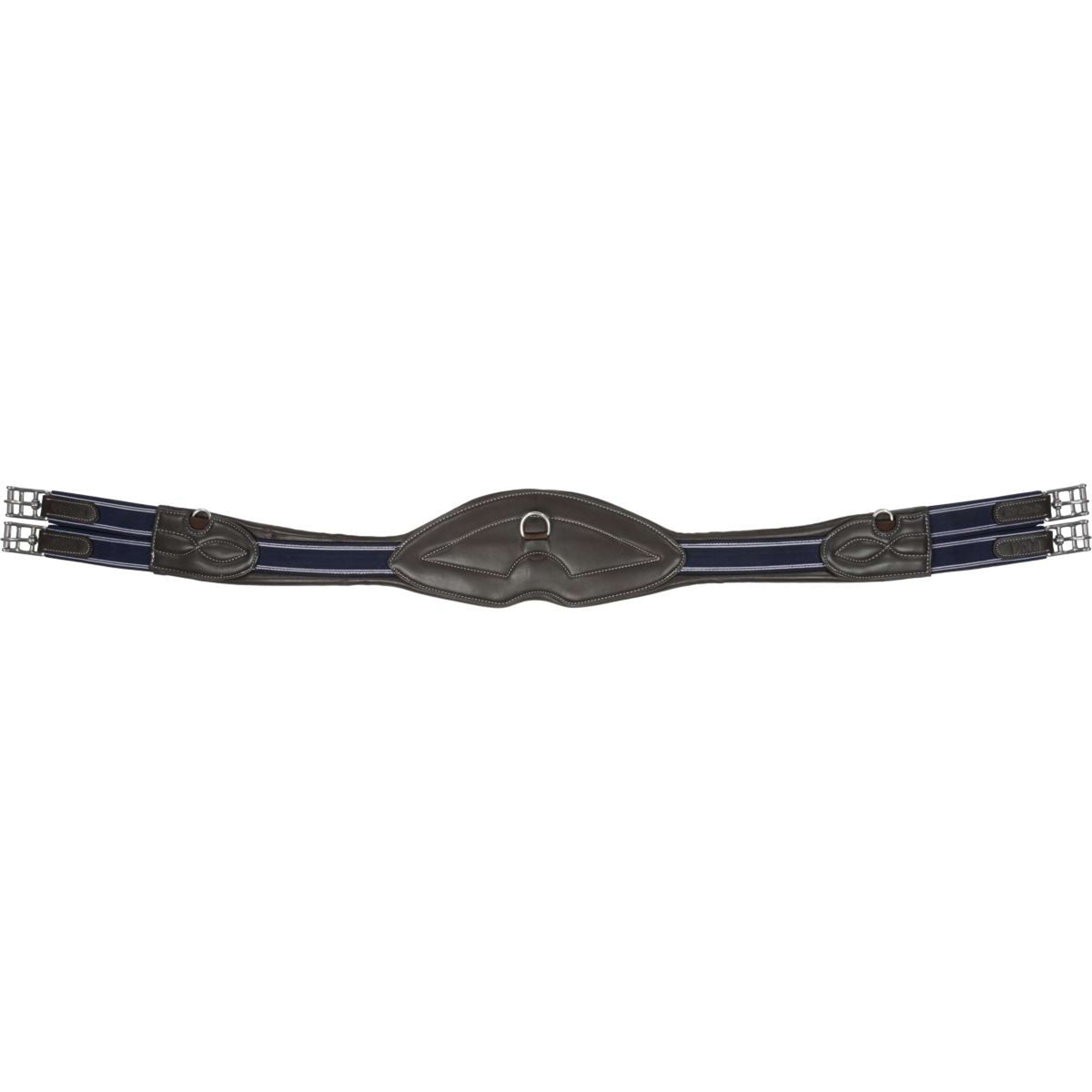 Kavalkade Sangle Dekor Cuir Doux Marron/Bleu Marine