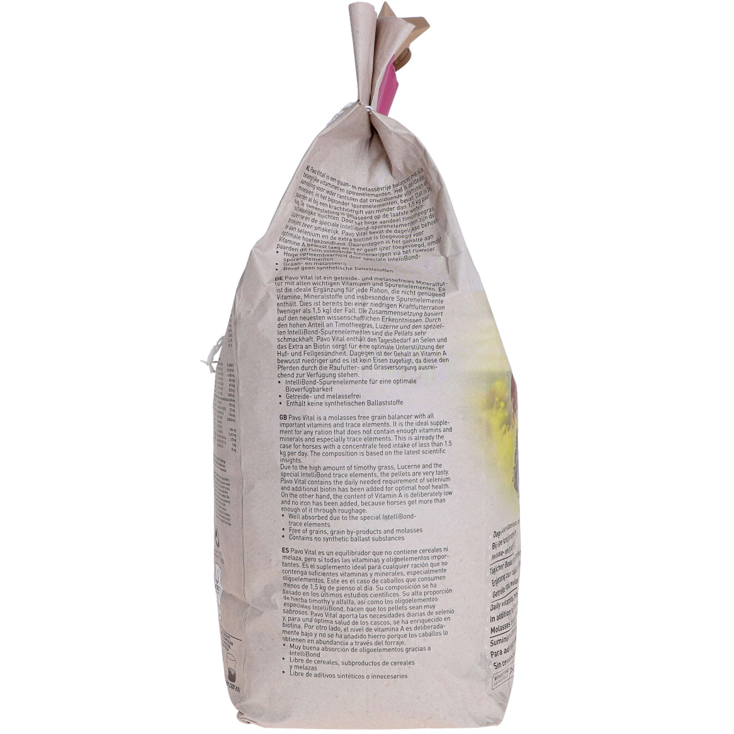 Pavo Vital – Aliment Minéral Pour Chevaux & Poneys – 8 Kg – Riche En Timothé, Luzerne, Oligo-éléments