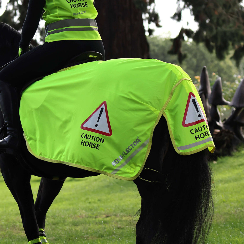 Equi-Flector by Shires Couvre-reins Mesh Réfléchissant Jaune