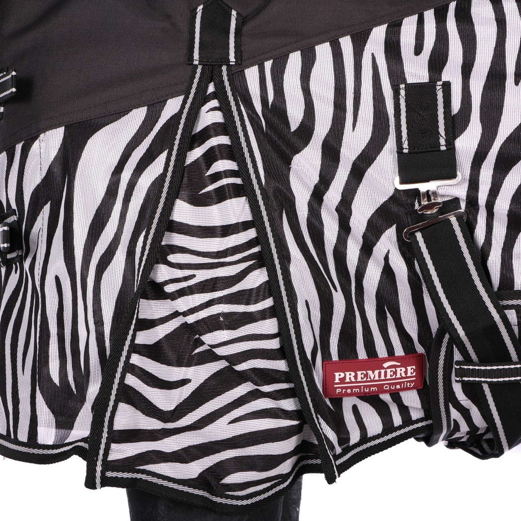 Premiere Couverture d'Été 3 in 1 Couvre-cou Fixé Rabat Ventral 0g Zebra