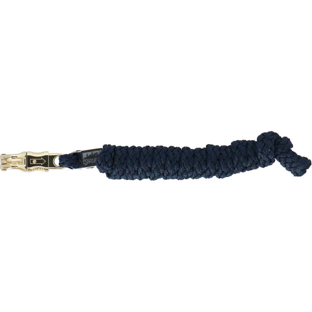 Eskadron Corde pour Licol Classic Messing Mousqueton Anti-panique Bleu