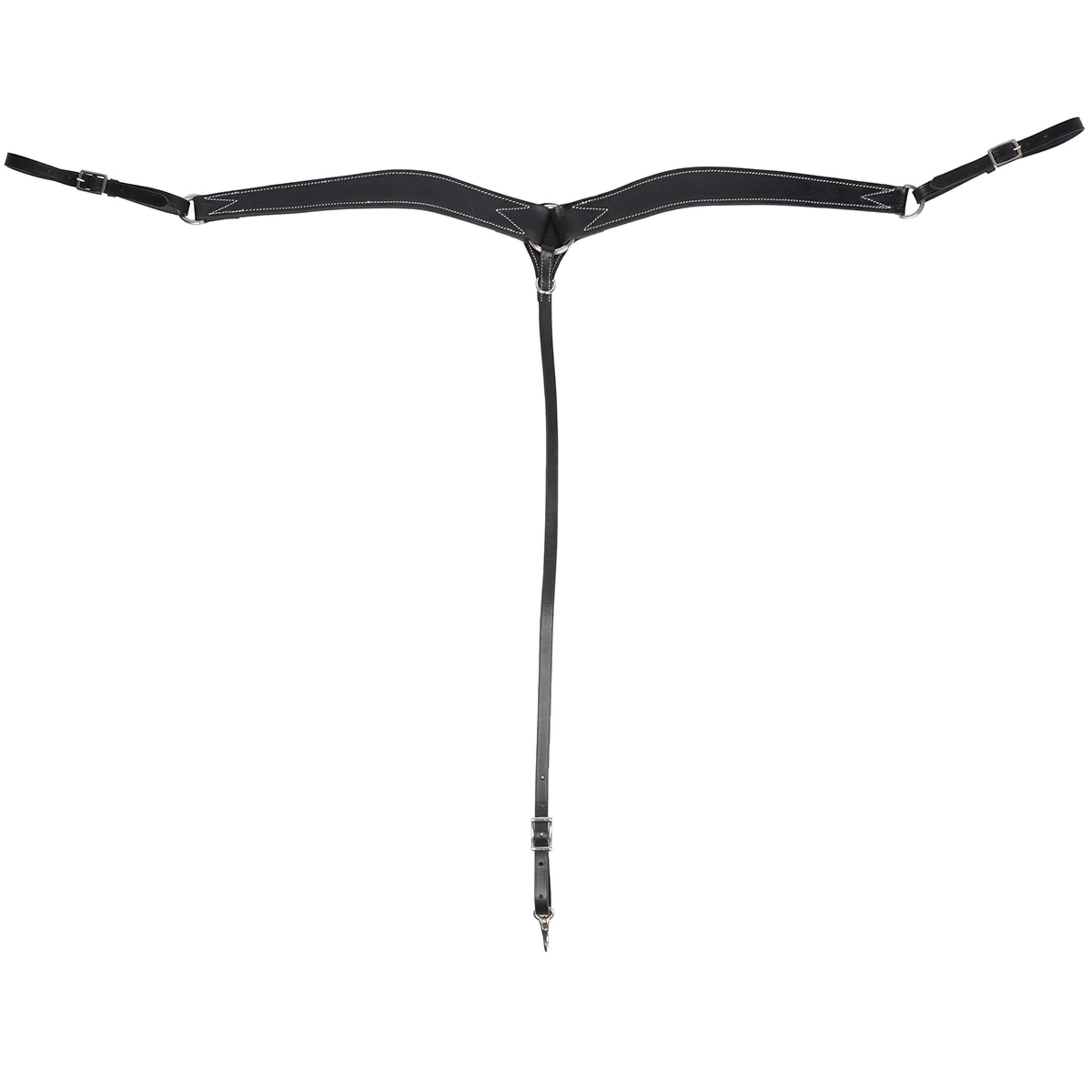 Westride Collier de Chasse Western Cousu Noir