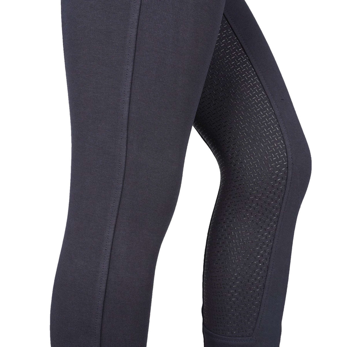 HKM Legging d'Équitation Yvi Silicones Fond Peau Bleu foncé