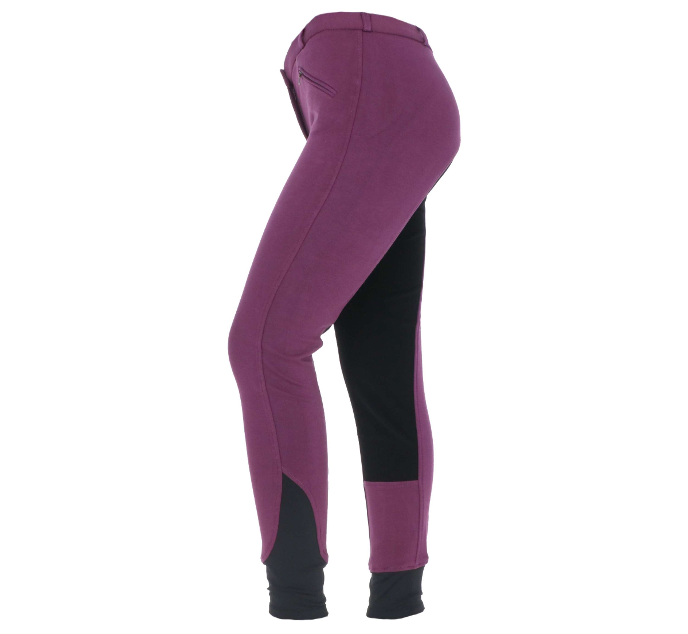 Covalliero Pantalon d'Équitation Economic Teens Rouge foncé