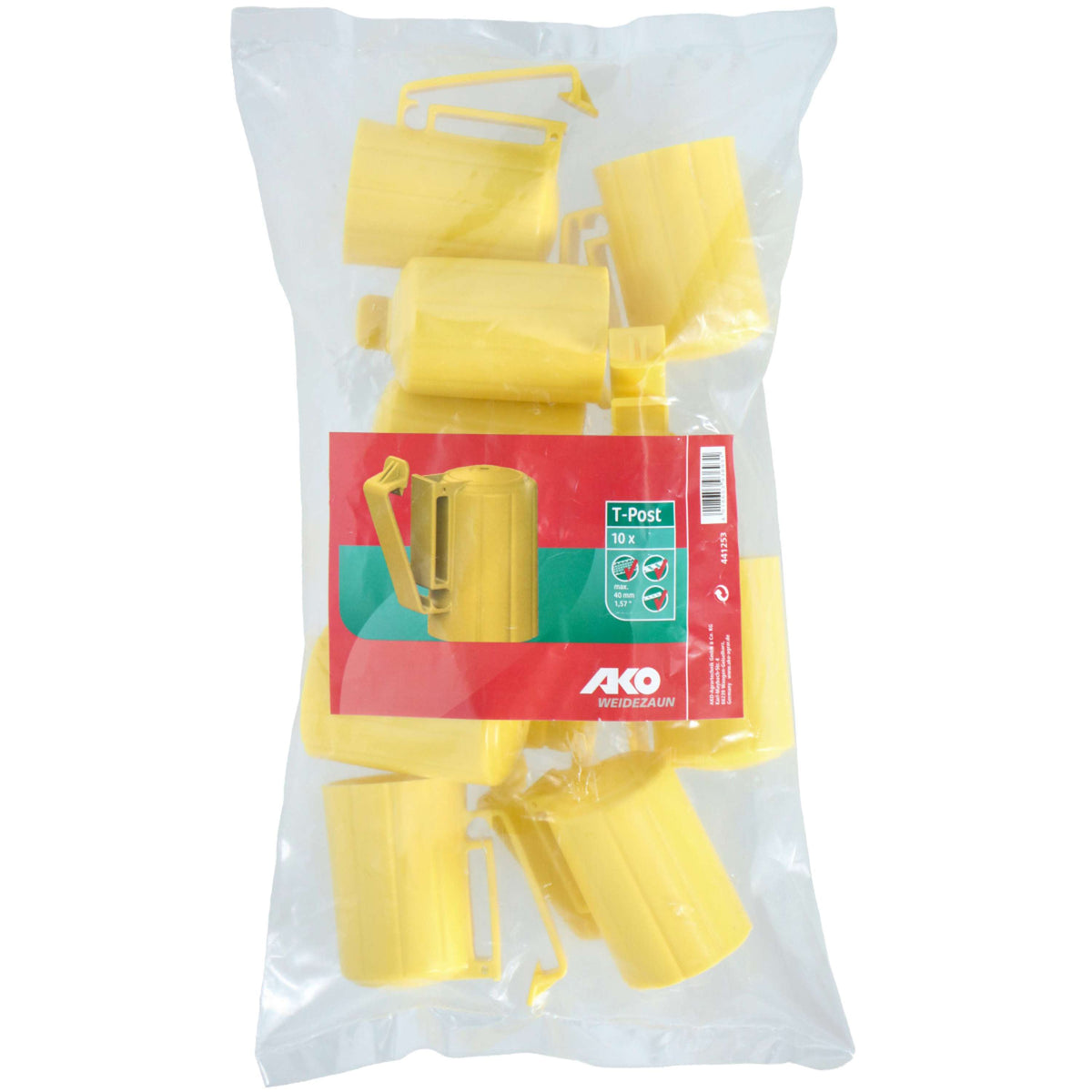Kerbl Isolateur T-Post 10 Pièces Jaune