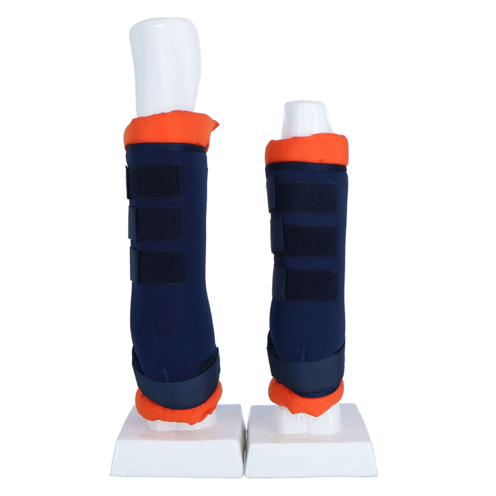 HORKA Guêtres de Transport/Écurie Bleu/Orange