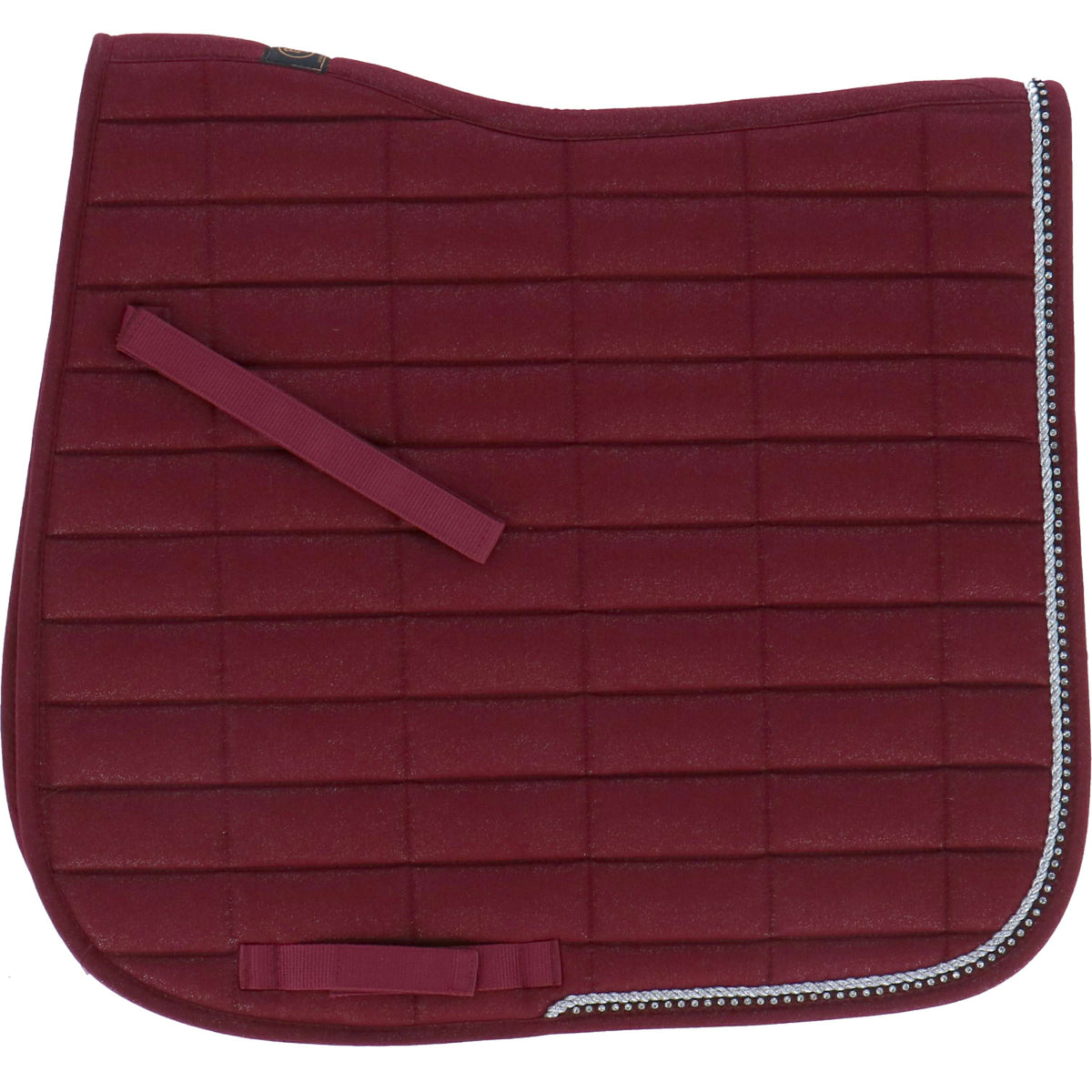 BR Tapis de Selle Glamour Chic Dressage Bordeaux