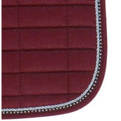 BR Tapis de Selle Glamour Chic Dressage Bordeaux