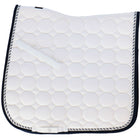 BR Tapis de Selle Galway C-Wear Dressage Blanc/Marin