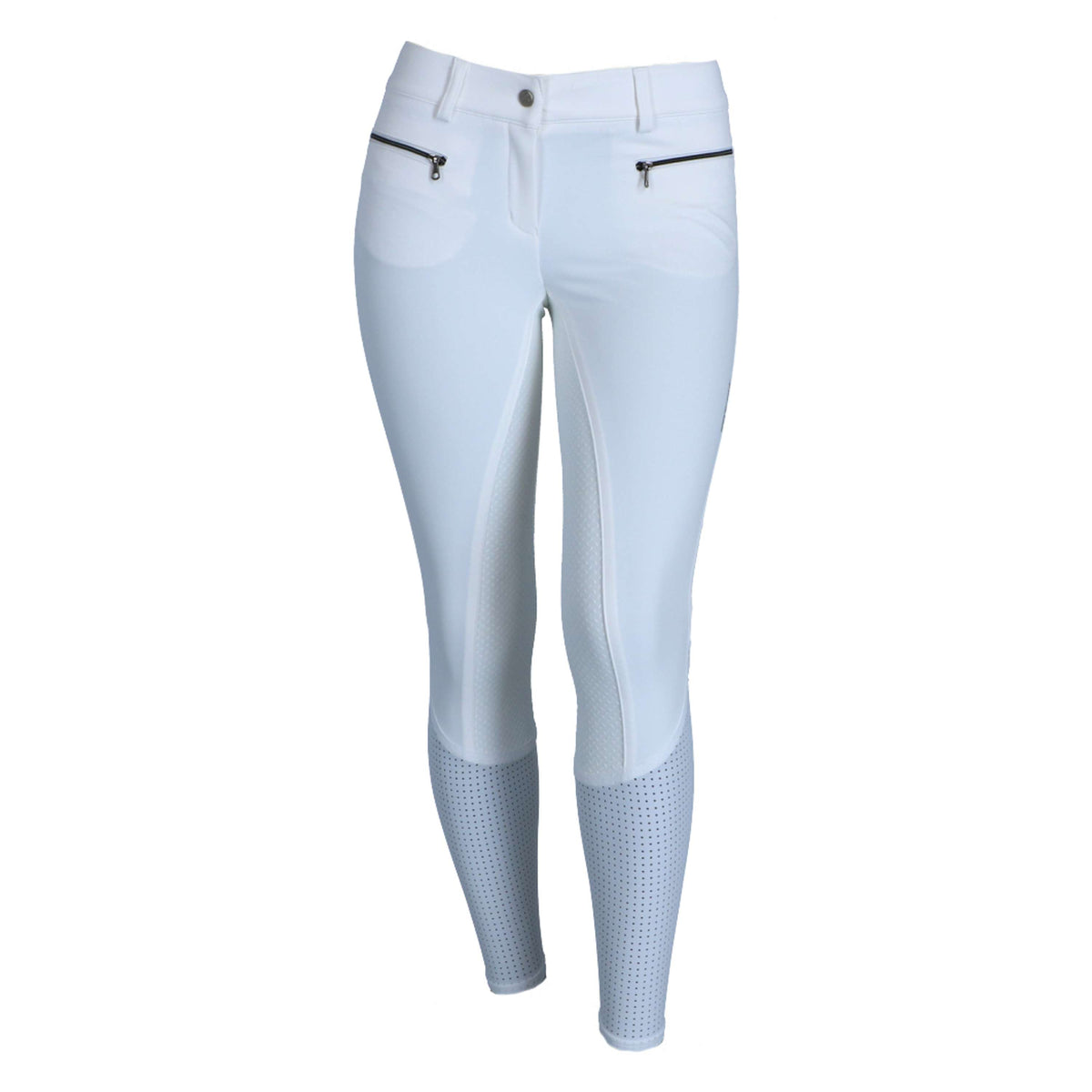 Euro-Star Pantalon d'Équitation Airflow Full Grip Blanc